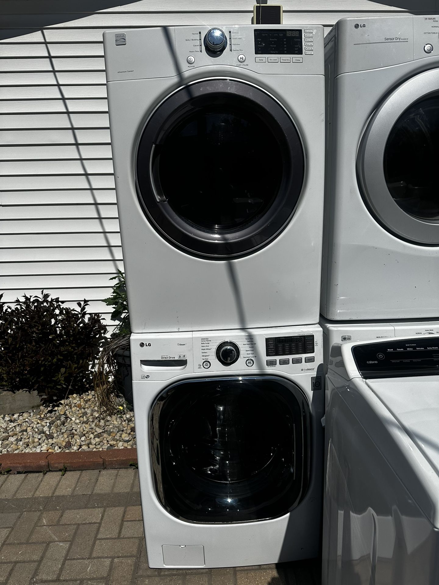 LG Washer And Kenmore Gas Dryer