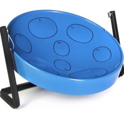 Steel Drum with Table Top Stand + Teaching Music Books & CD (Great Gift For Kids Or Adults!)