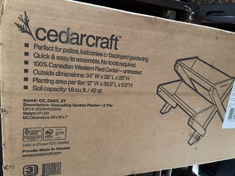 Cedarcraft Double Decker Garden Planter