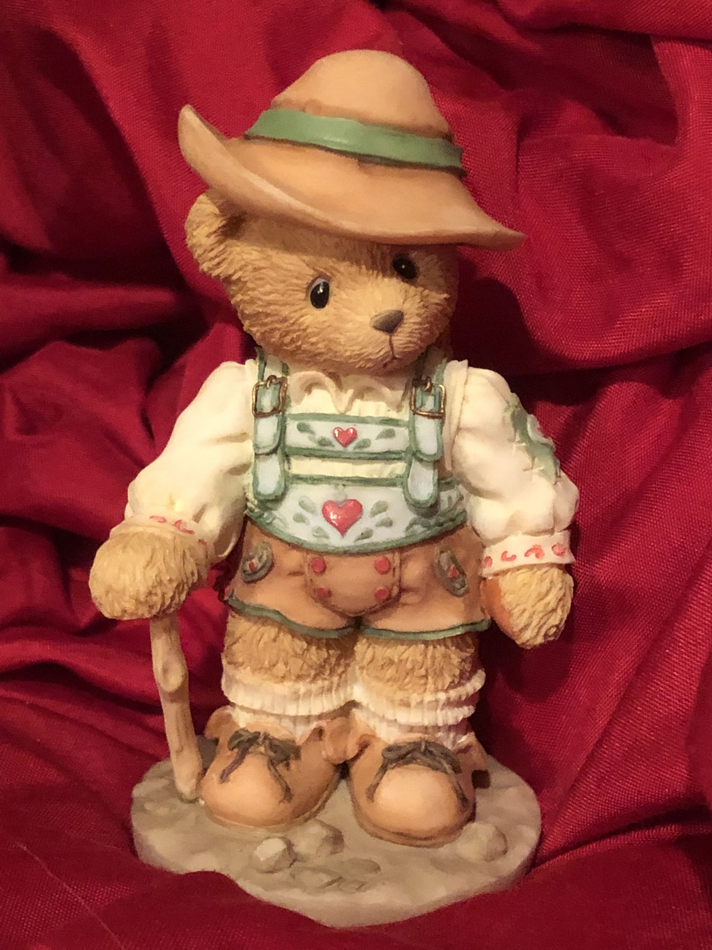 Cherish Teddies vintage teddy bear figurine Germany with original box ! franz collector # 6I9/426