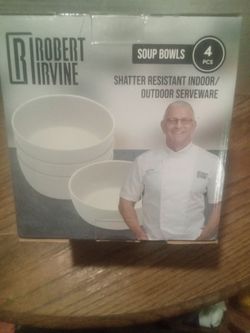 12 pieces Robert Irvine Shatter Resistant Serveware