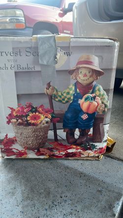 Harvest Scare Crow Bench