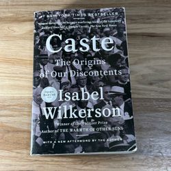 Caste: The Origins of Our Discontents Book by Isabel Wilkerson Trade Paperback. There is some markings in the book as shown in the photos. Please see