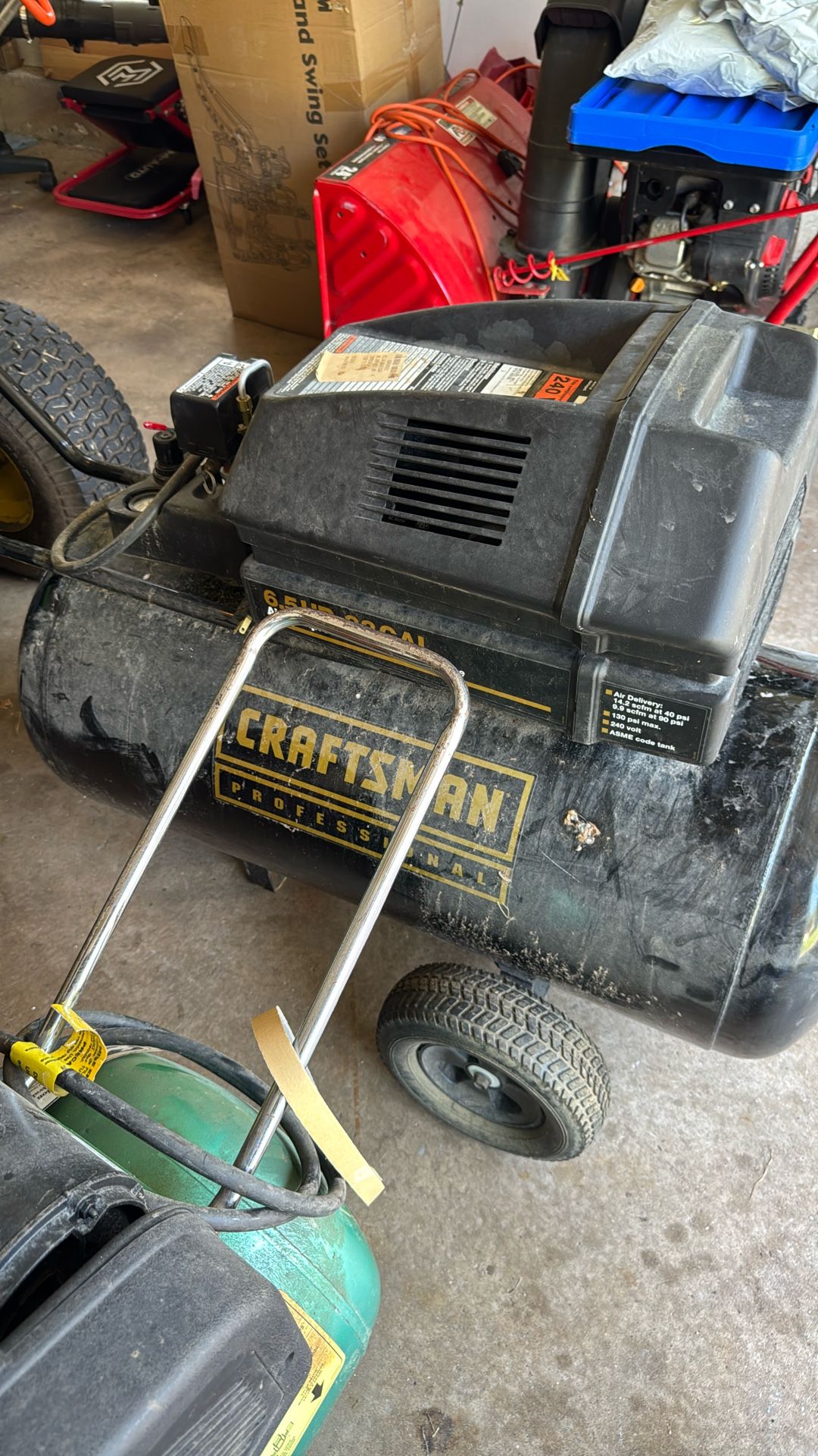 Craftsman 33 gallon 6.5 HP air compressor