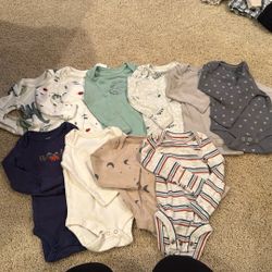 Long sleeve Onesie X 10 Newborn 