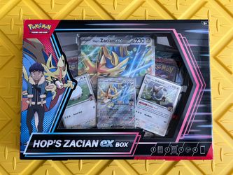 Hop’s zacian ex pokemon box