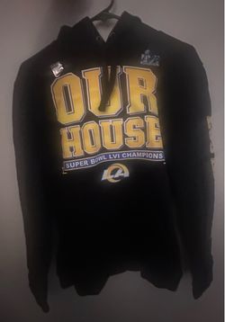 Brand New……. Fanatics/ Mens Medium LA Rams Super Bowl LVI Champions Hoodie