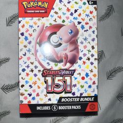 Pokemon 151 booster bundle (6packs)