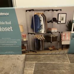 Double Rod Closet Stand