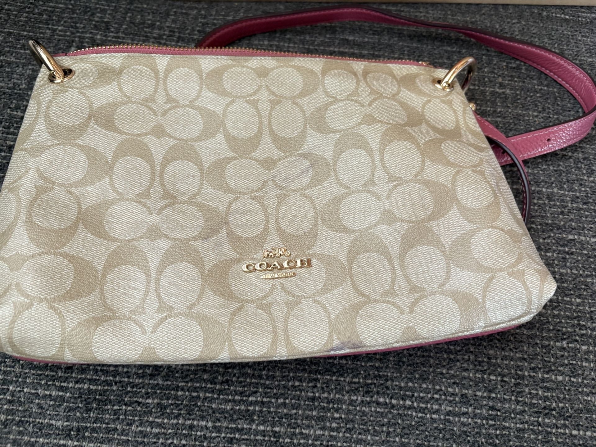 Coach Leather  Purse 11 Inch 
