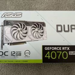 Nvidia 4070 Super (White, ASUS)