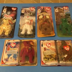 Beanie Babies Limited Edition $10 Each Glory Maple Erin Britannia Millennium 