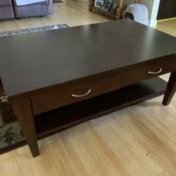 F R E E ! ! ! !  Sturdy wooden coffee table