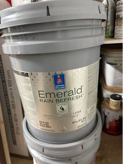 Sherwin Williams Emerald Rain Refresh Exterior Paint