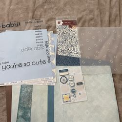 Coordinating Scrapbook Baby Page Kit