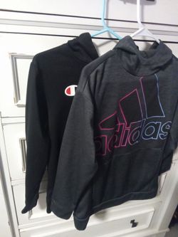 Two boy hoodies size 12/14