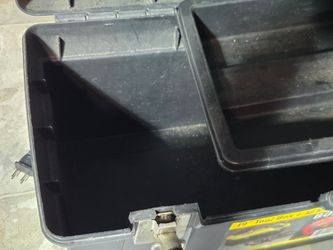 19" Plastic Tool Box with Tray