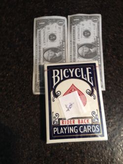 Bicycle rider back playing cards