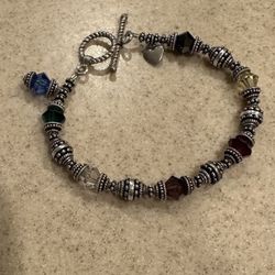 Silver Plated  Bracelet 7” Long