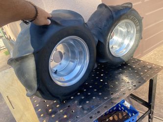 Off Road Paddle Tires And Aluminum Wheels