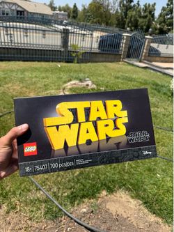 lego 75407 Brick-Built Star Wars Logo  $45
