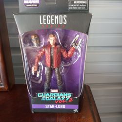 Marvel Legends STAR LORD 6 Inch Action Figure Guardians of The Galaxy Vol 2