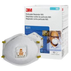 The 3M 8511 N95 mask 10 mask Per Box 