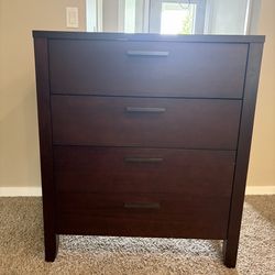 Crate and Barrel Wood Dresser