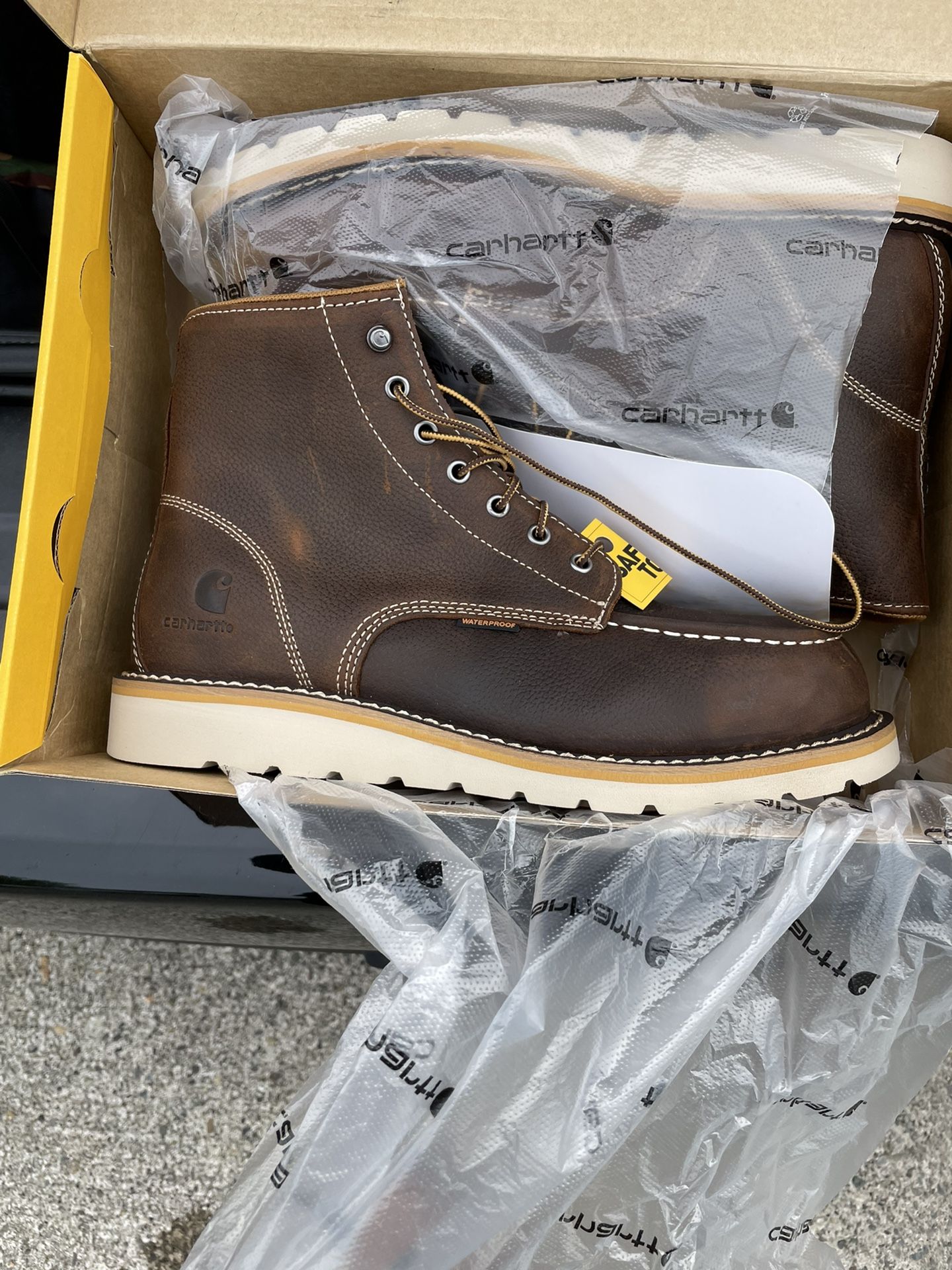 Brand New!! 10.5 Steel Toe Safety Boots