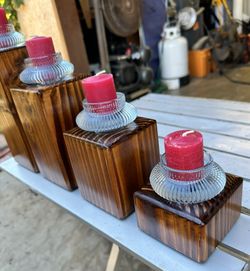 For Sale 4 Tier Votive Candle Holders