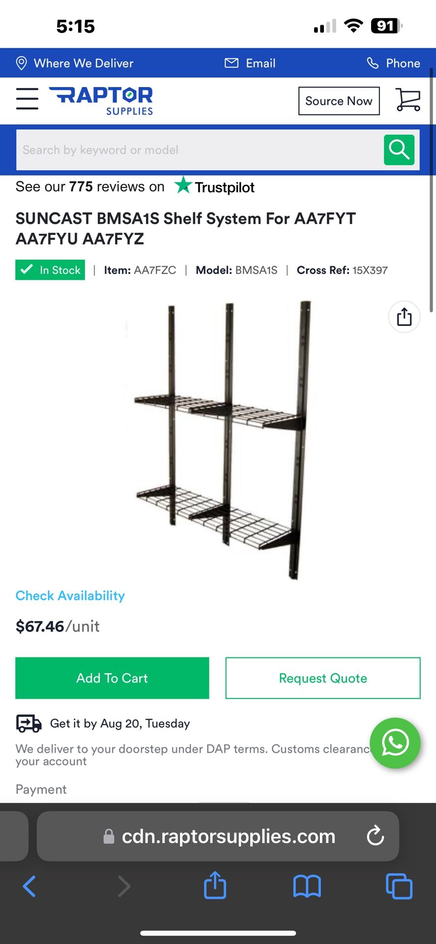 Suncast Shed Shelving Kit Brand New Never Used