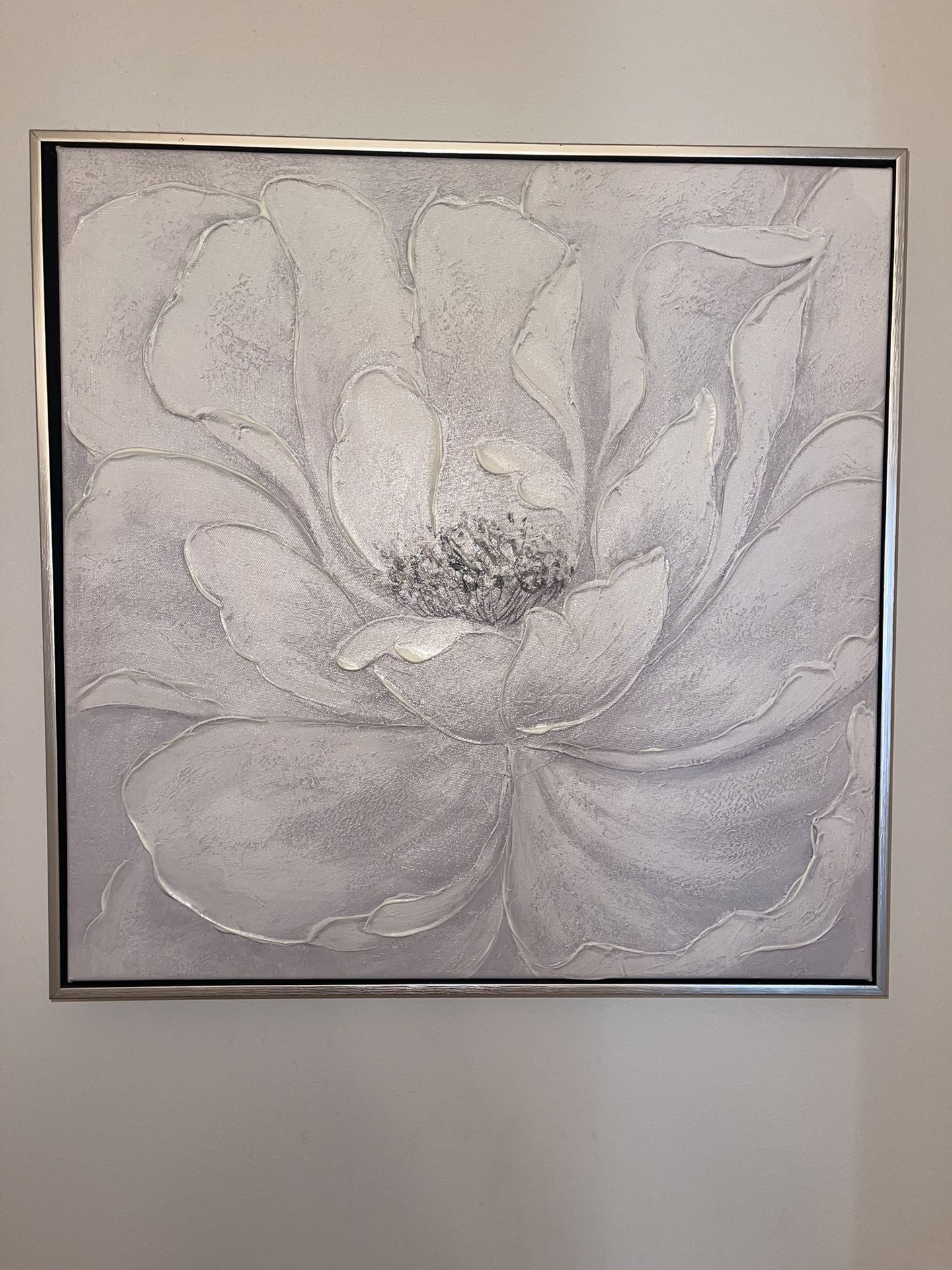 Textured Flower Wall Art