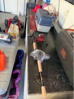 Lews baitcast  reel and rod combo