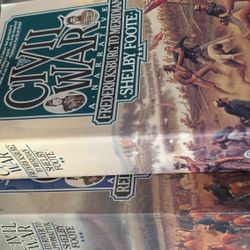 2) The Civil War By Shelby Foote Book Set Collection Two Volumes