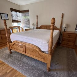 Oak Bedroom Furniture - Sold As A Set Or Individual Pieces - See Description