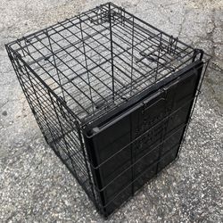 Double Door Metal Dog Crate