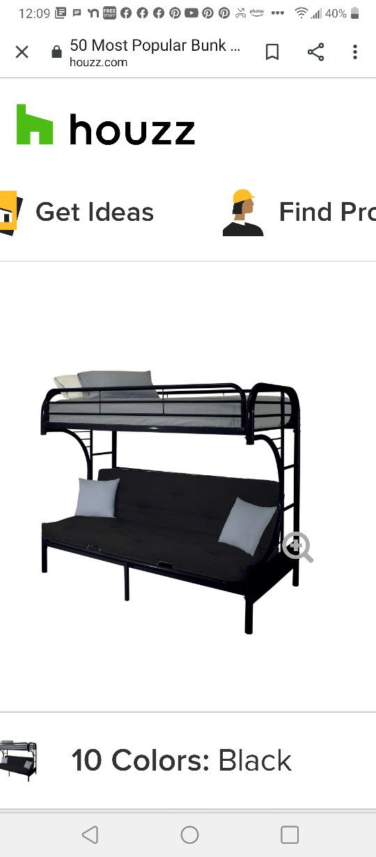 Metal Bunk Bed ( Pending Pick Up)