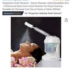 Kingsteam Tabletop Facial Steamer. $30