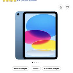 iPad 10th gen 10.9inches (64GB)+ Keyboard Bundle 