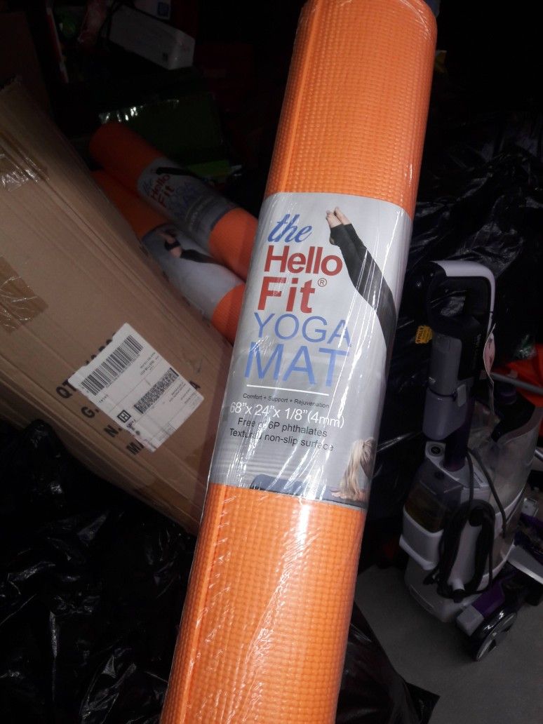 ** THE HELLO FIT YOGA AND PILATES MAT** $20 EACH
