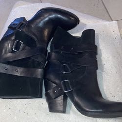 Guess Black Booties Size 8