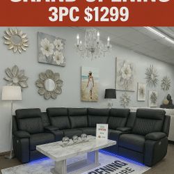 💥 GRAND OPENING SALE – 3PC Power Reclining Set Only $1299 💥