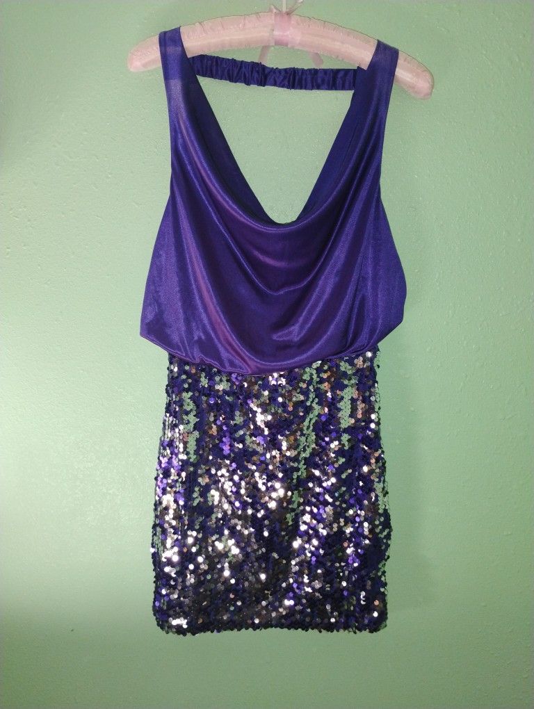 Sm Purple Party Dress 