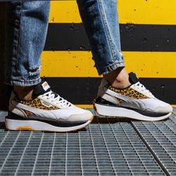 PUMA Cruise Rider Leopard Platform Sneakers