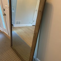 Large Mirror With Frame 37”x 60” In Great Condition.