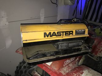 Master 70000 btu diesel heater