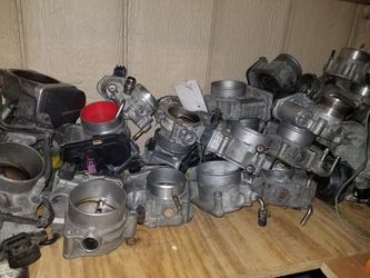 Used auto parts lot