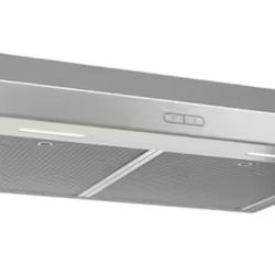 42 in. 375 Max Blower CFM Convertible Under-Cabinet Range Hood with Light in Stainless Steel