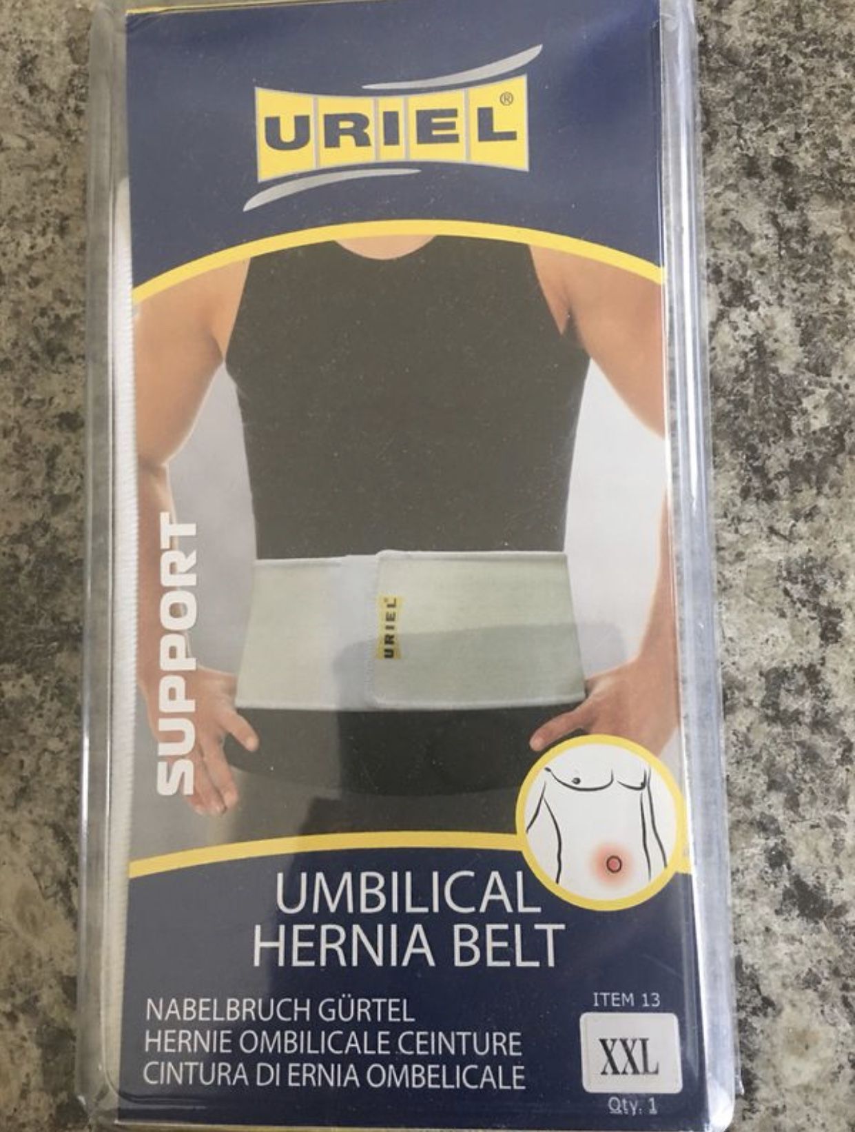 URIEL umbilical hernia belt XXL