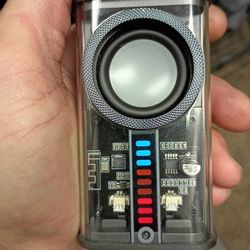 Transparent Kickass Bluetooth Speaker